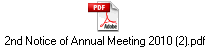 2nd Notice of Annual Meeting 2010 (2).pdf