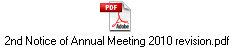 2nd Notice of Annual Meeting 2010 revision.pdf